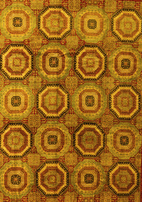 Abstract Yellow Modern Rug, abs4147yw