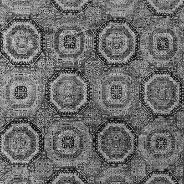 Machine Washable Abstract Gray Modern Rug, wshabs4147gry