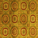 Square Abstract Yellow Modern Rug, abs4148yw