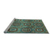 Sideview of Machine Washable Abstract Light Blue Modern Rug, wshabs4148lblu