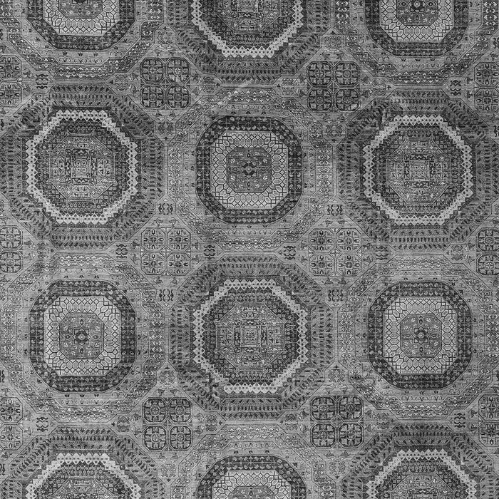 Machine Washable Abstract Gray Modern Rug, wshabs4148gry