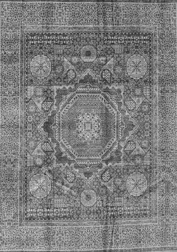 Abstract Gray Modern Rug, abs4149gry