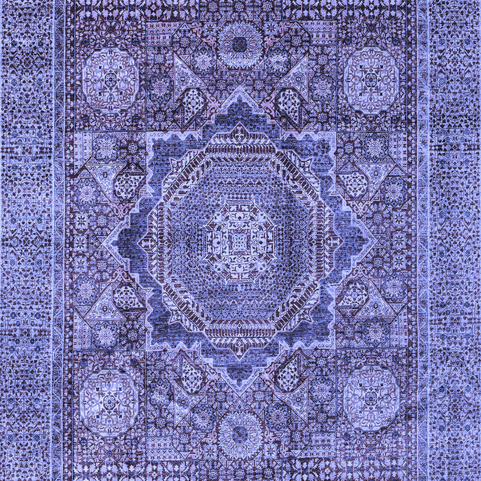 Machine Washable Abstract Blue Modern Rug, wshabs4149blu