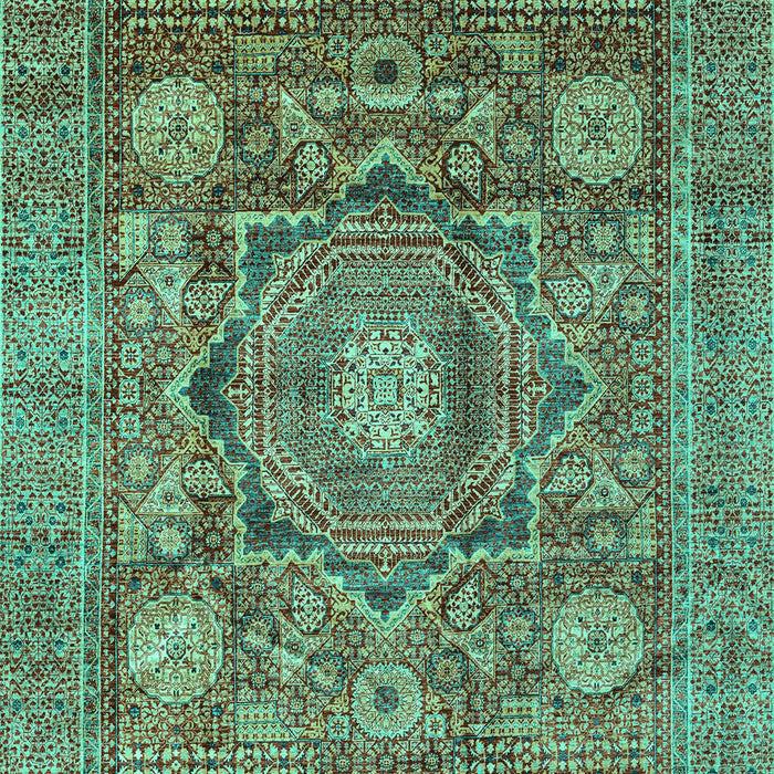Abstract Turquoise Modern Rug, abs4149turq