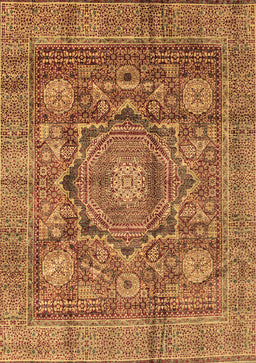 Abstract Brown Modern Rug, abs4149brn