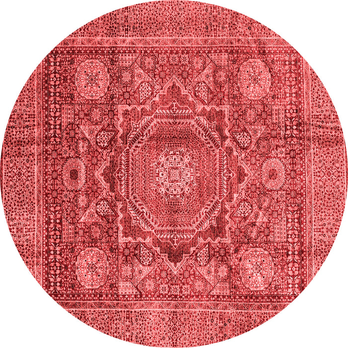Machine Washable Abstract Red Modern Rug, wshabs4149red