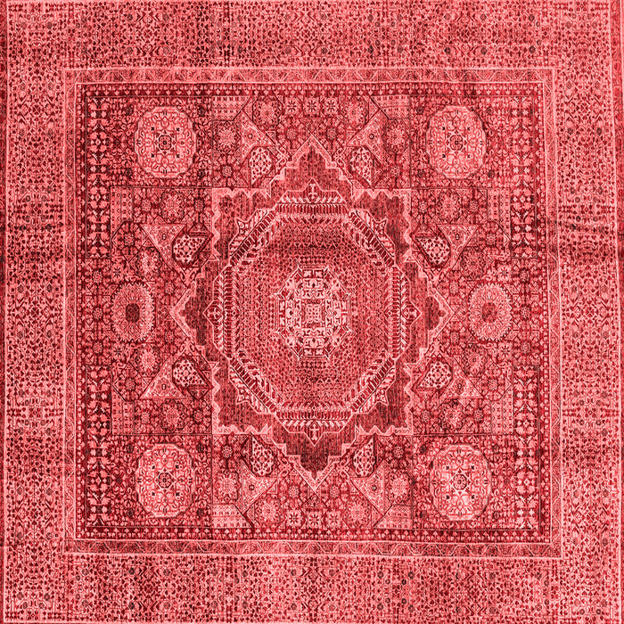 Abstract Red Modern Rug, abs4149red