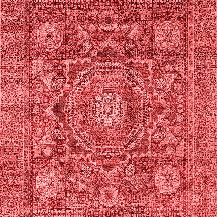 Abstract Red Modern Area Rugs