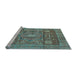 Sideview of Machine Washable Abstract Light Blue Modern Rug, wshabs4149lblu