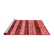 Modern Red Washable Rugs