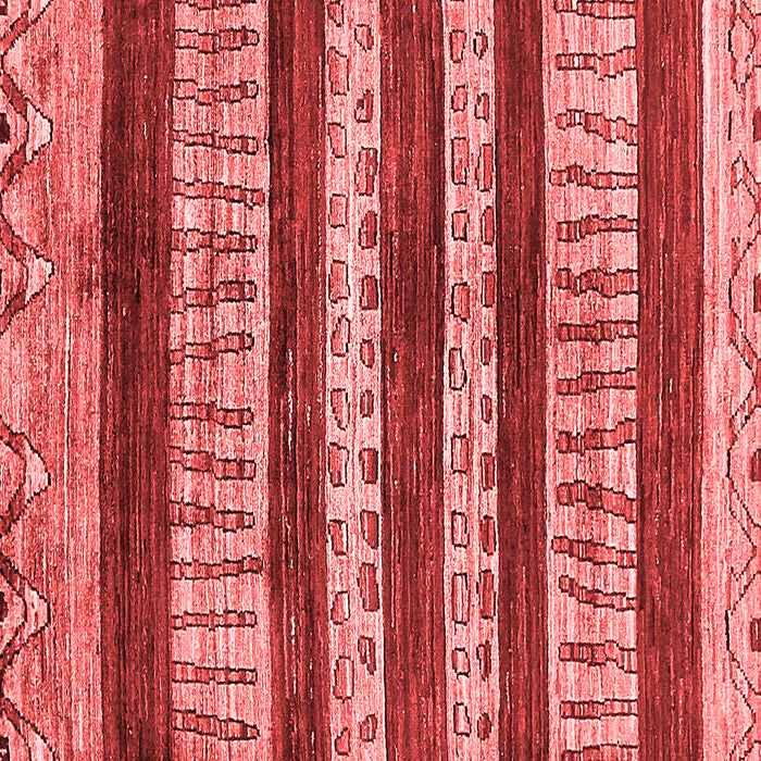 Machine Washable Abstract Red Modern Rug, wshabs414red