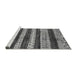 Sideview of Machine Washable Abstract Gray Modern Rug, wshabs414gry