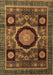 Abstract Brown Modern Rug, abs4150brn