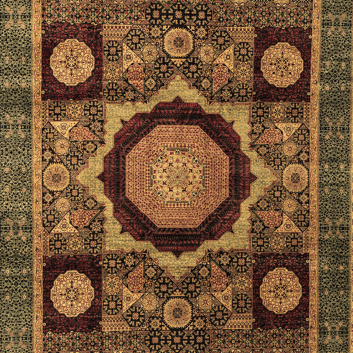 Abstract Brown Modern Rug, abs4150brn