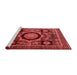 Modern Red Washable Rugs