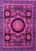 Machine Washable Abstract Pink Modern Rug, wshabs4150pnk