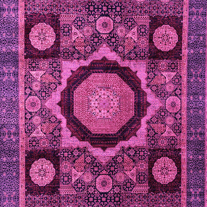 Machine Washable Abstract Pink Modern Rug, wshabs4150pnk