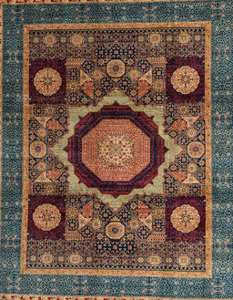 Abstract Red Modern Rug, abs4150