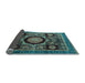 Sideview of Abstract Light Blue Modern Rug, abs4150lblu