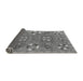 Sideview of Abstract Gray Modern Rug, abs4151gry