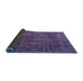 Sideview of Abstract Blue Modern Rug, abs4152blu