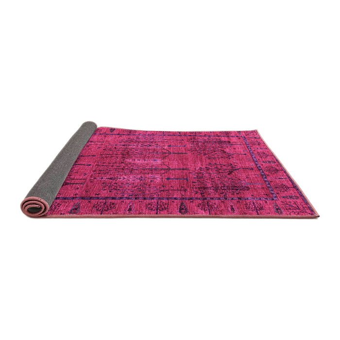 Sideview of Abstract Pink Modern Rug, abs4152pnk