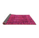 Sideview of Abstract Pink Modern Rug, abs4152pnk