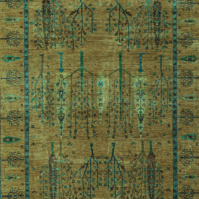 Abstract Turquoise Modern Rug, abs4152turq
