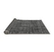 Sideview of Abstract Gray Modern Rug, abs4152gry