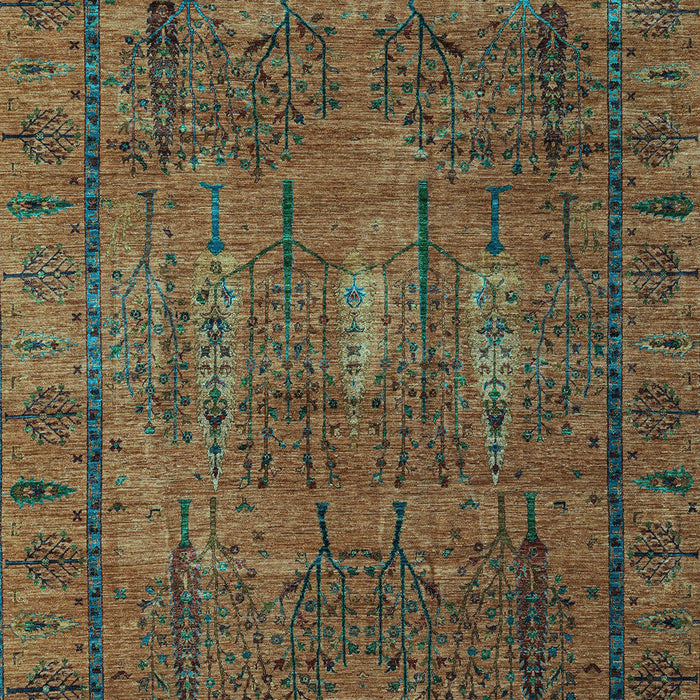 Machine Washable Abstract Light Blue Modern Rug, wshabs4152lblu
