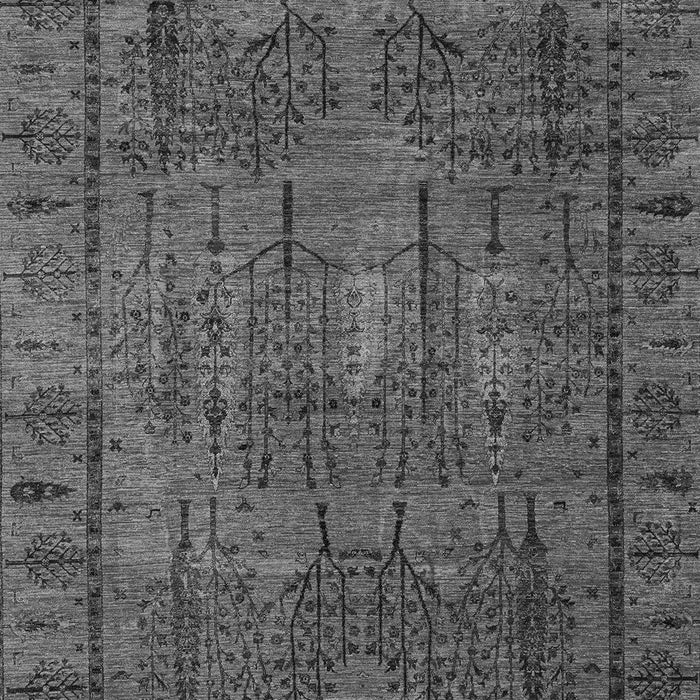 Machine Washable Abstract Gray Modern Rug, wshabs4152gry