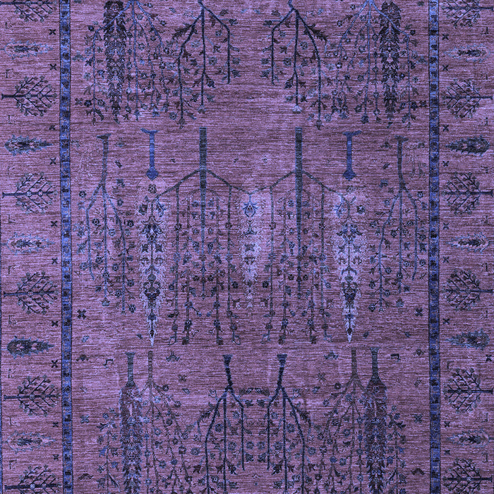 Machine Washable Abstract Blue Modern Rug, wshabs4152blu