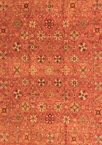 Abstract Orange Modern Rug, abs4153org