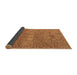 Sideview of Abstract Brown Modern Rug, abs4153brn