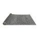 Sideview of Abstract Gray Modern Rug, abs4153gry