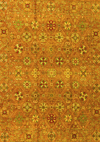 Abstract Yellow Modern Rug, abs4153yw