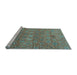 Sideview of Machine Washable Abstract Light Blue Modern Rug, wshabs4153lblu