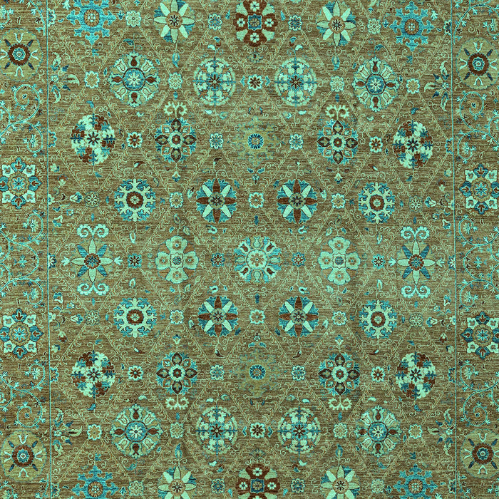 Abstract Turquoise Modern Rug, abs4153turq