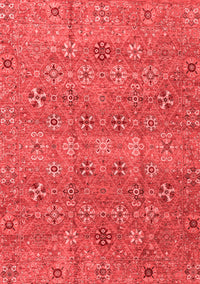 Abstract Red Modern Rug, abs4153red