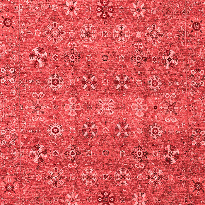 Abstract Red Modern Area Rugs