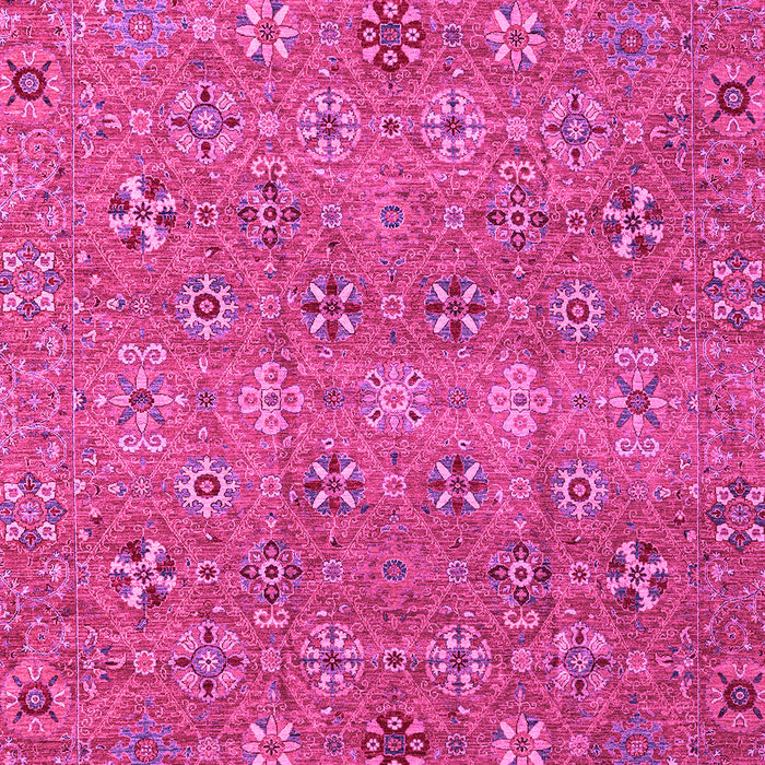 Machine Washable Abstract Pink Modern Rug, wshabs4153pnk