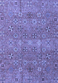 Abstract Blue Modern Rug, abs4153blu