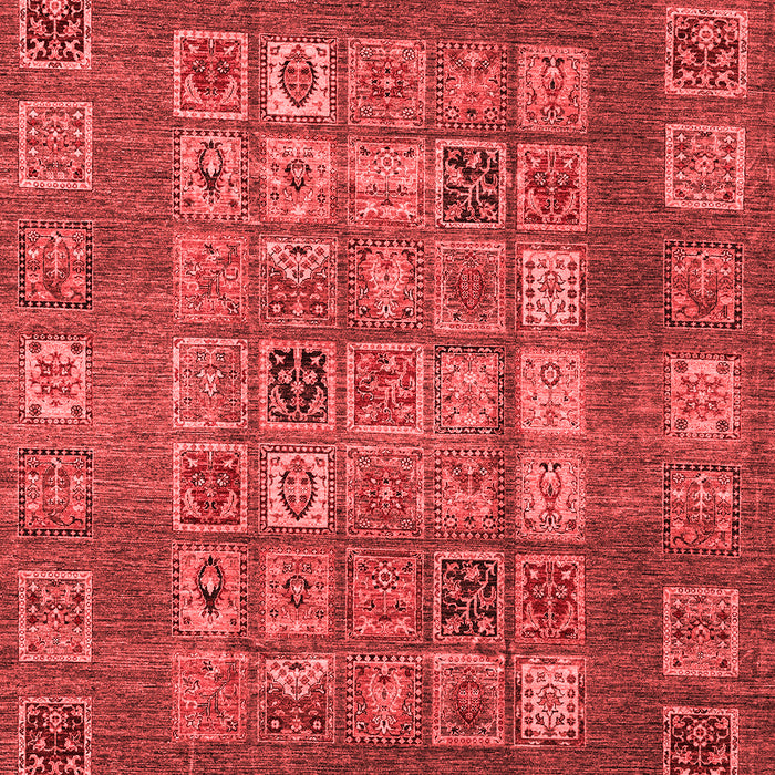 Abstract Red Modern Area Rugs