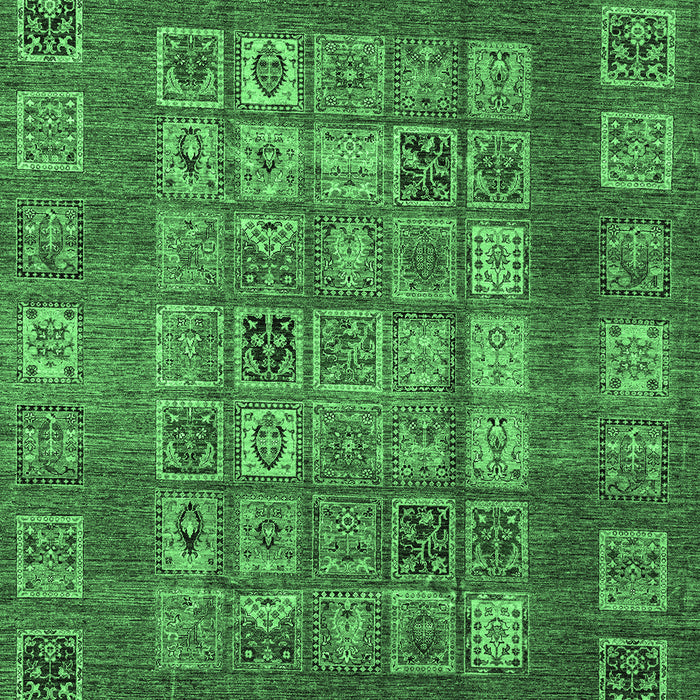 Abstract Emerald Green Modern Rug, abs4154emgrn