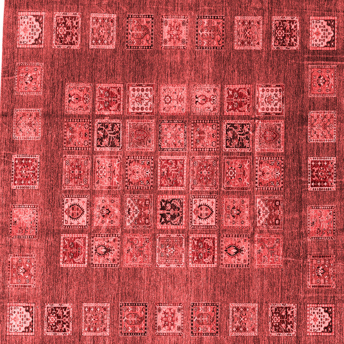 Machine Washable Abstract Red Modern Rug, wshabs4154red
