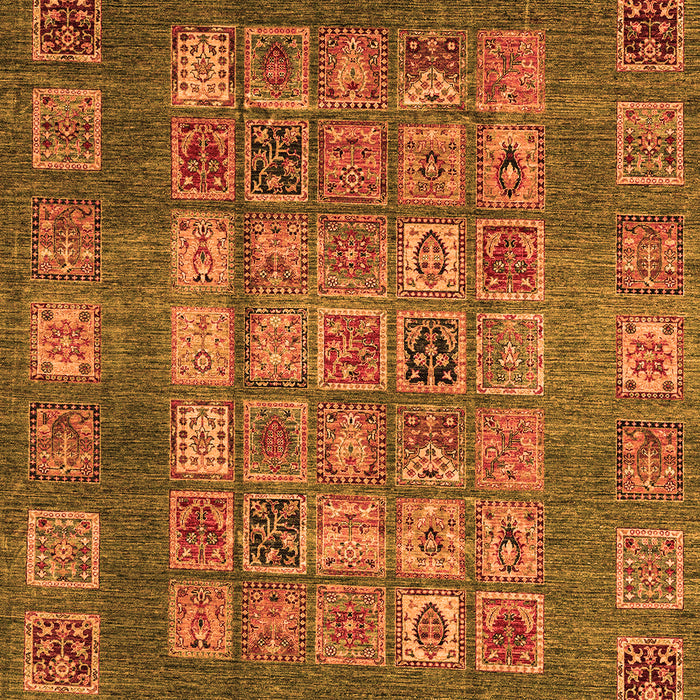 Machine Washable Abstract Orange Modern Area Rugs, wshabs4154org