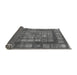 Sideview of Abstract Gray Modern Rug, abs4154gry