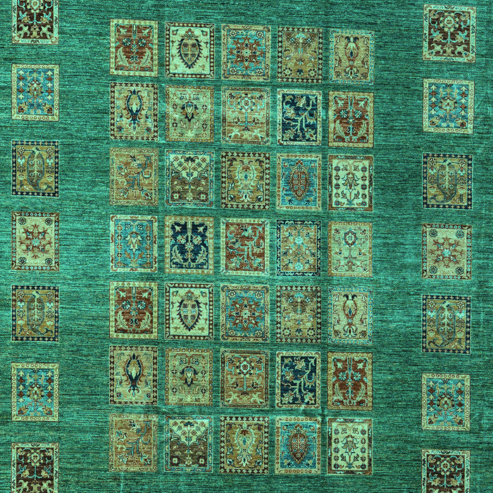 Abstract Turquoise Modern Rug, abs4154turq
