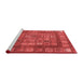 Modern Red Washable Rugs