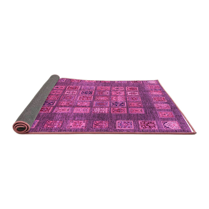 Sideview of Abstract Pink Modern Rug, abs4154pnk